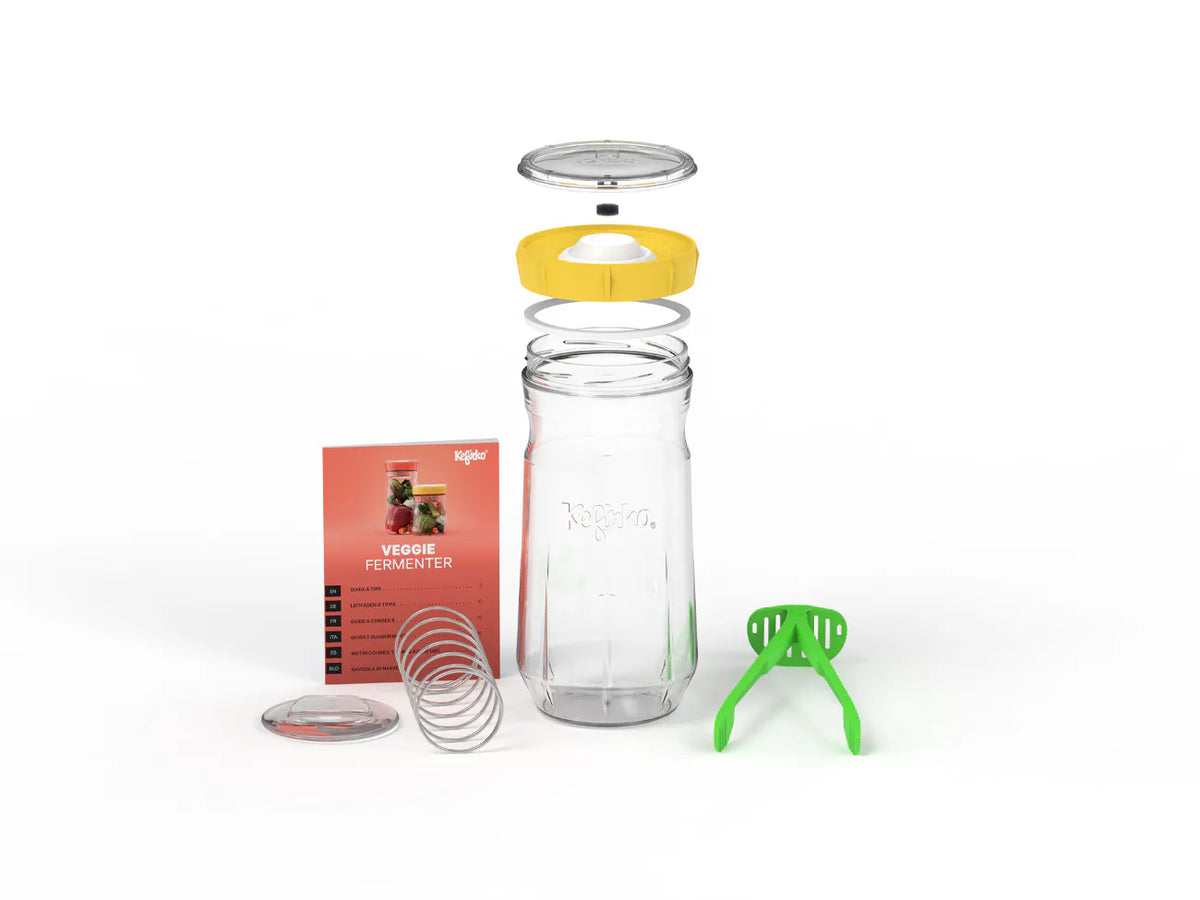 KEFIRKO DIY Glas Veggie (1.4L/9dl) Diverse Farben