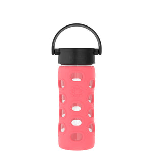 LIFEFACTORY Glass Bottle CLASSIC 350ml / CORAL