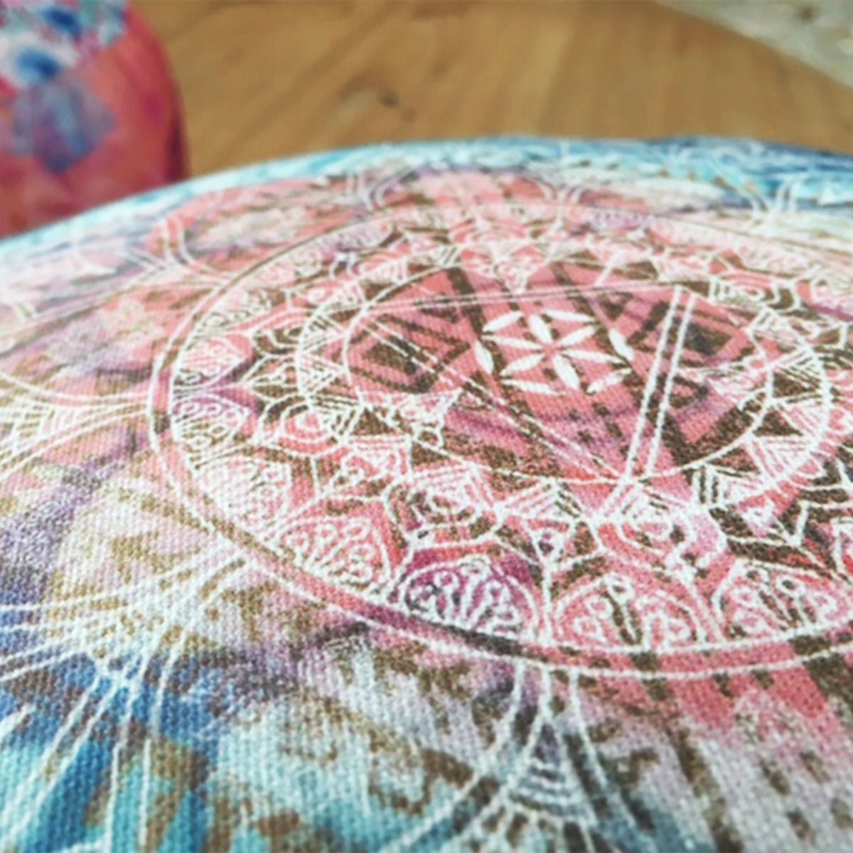 THE SPIRIT OF OM® Meditationskissen (rund) / INDIGO DREAM