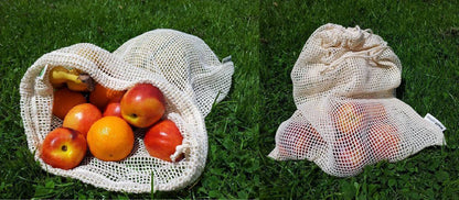 RE-SACK Shopping Bags (Bio Cotton) / 2er-Sets (Netz/Voile)