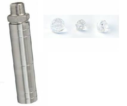 AW Inline-Wirbler für Küchenfilter (Quarzkugeln/Edelsteine)