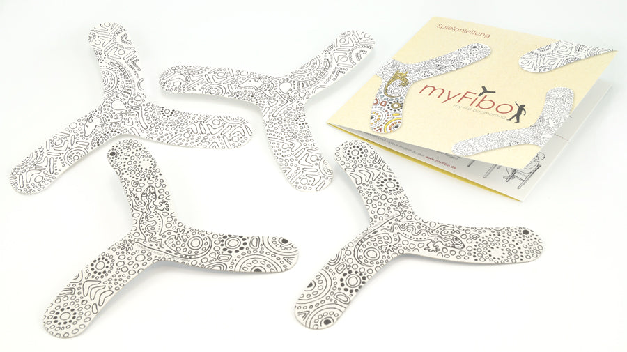 TICTOYS - MY FIBO Indoor Bumerang Set (4er)