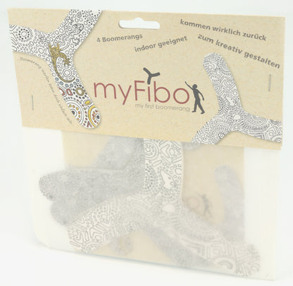 TICTOYS - MY FIBO Indoor Bumerang Set (4er)