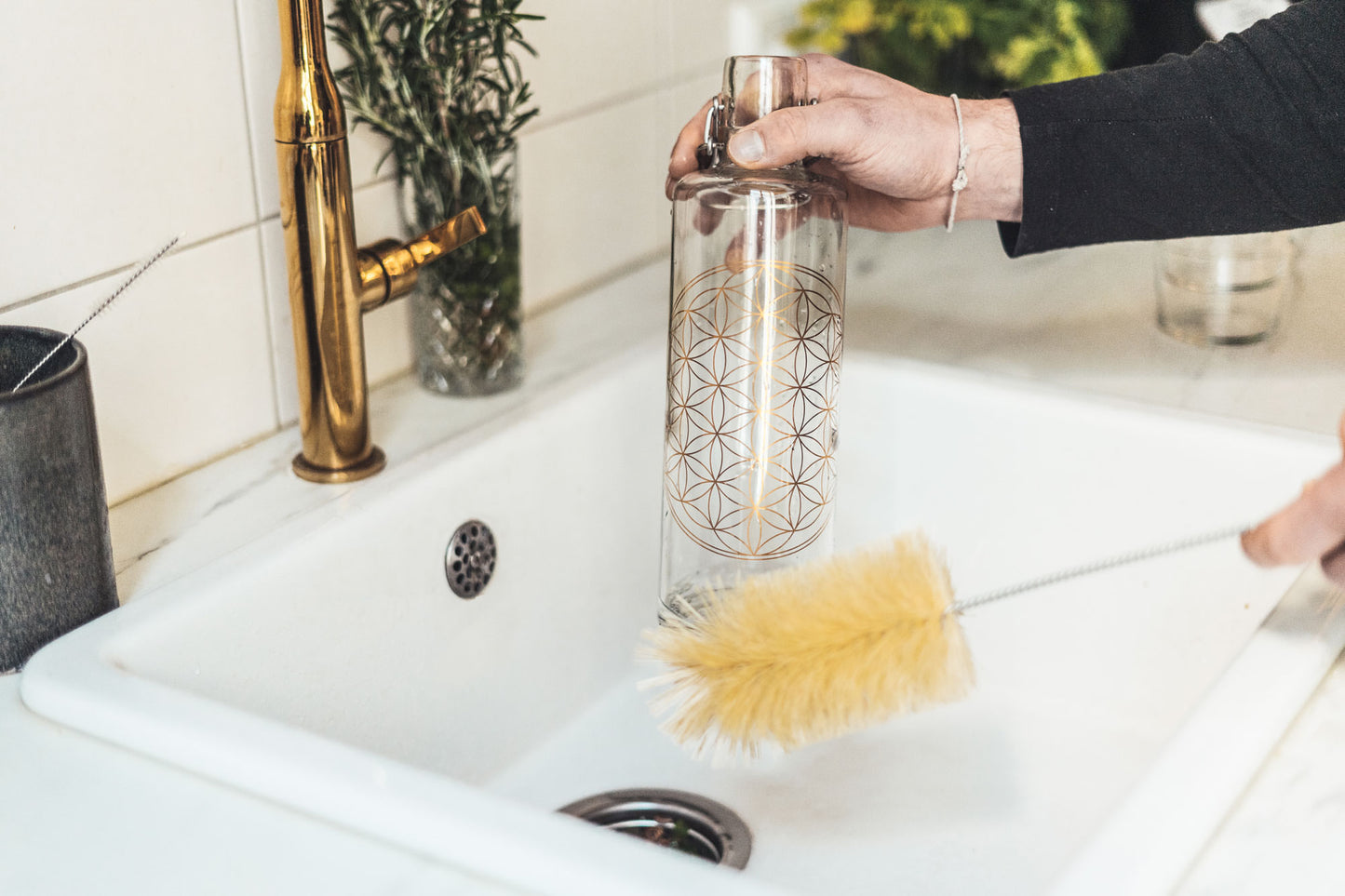 SOULBRUSH Flaschen-Reinigungsbürste (Naturfasern)