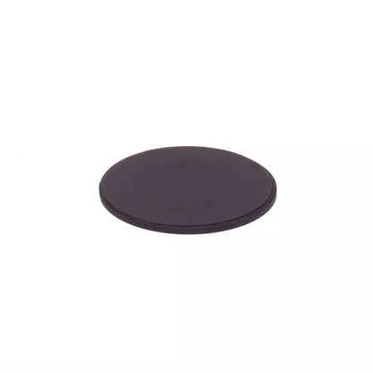 Original Schungit / Laptop-Platte rund (selbstklebend)